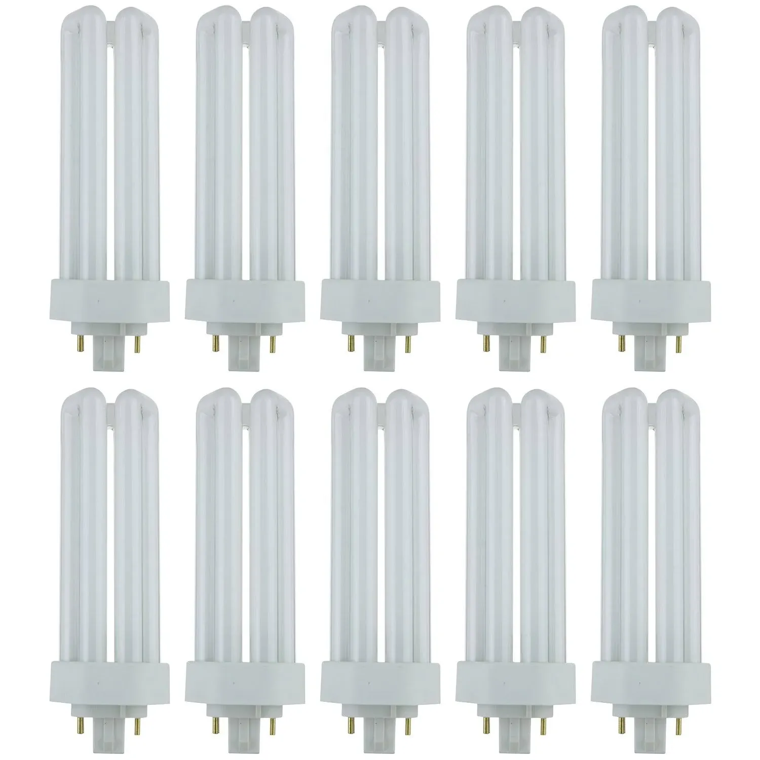 Sunlite PLT32/E/SP65K/10PK 6500K Daylight Fluorescent 32W PLD Triple U-Shaped ...