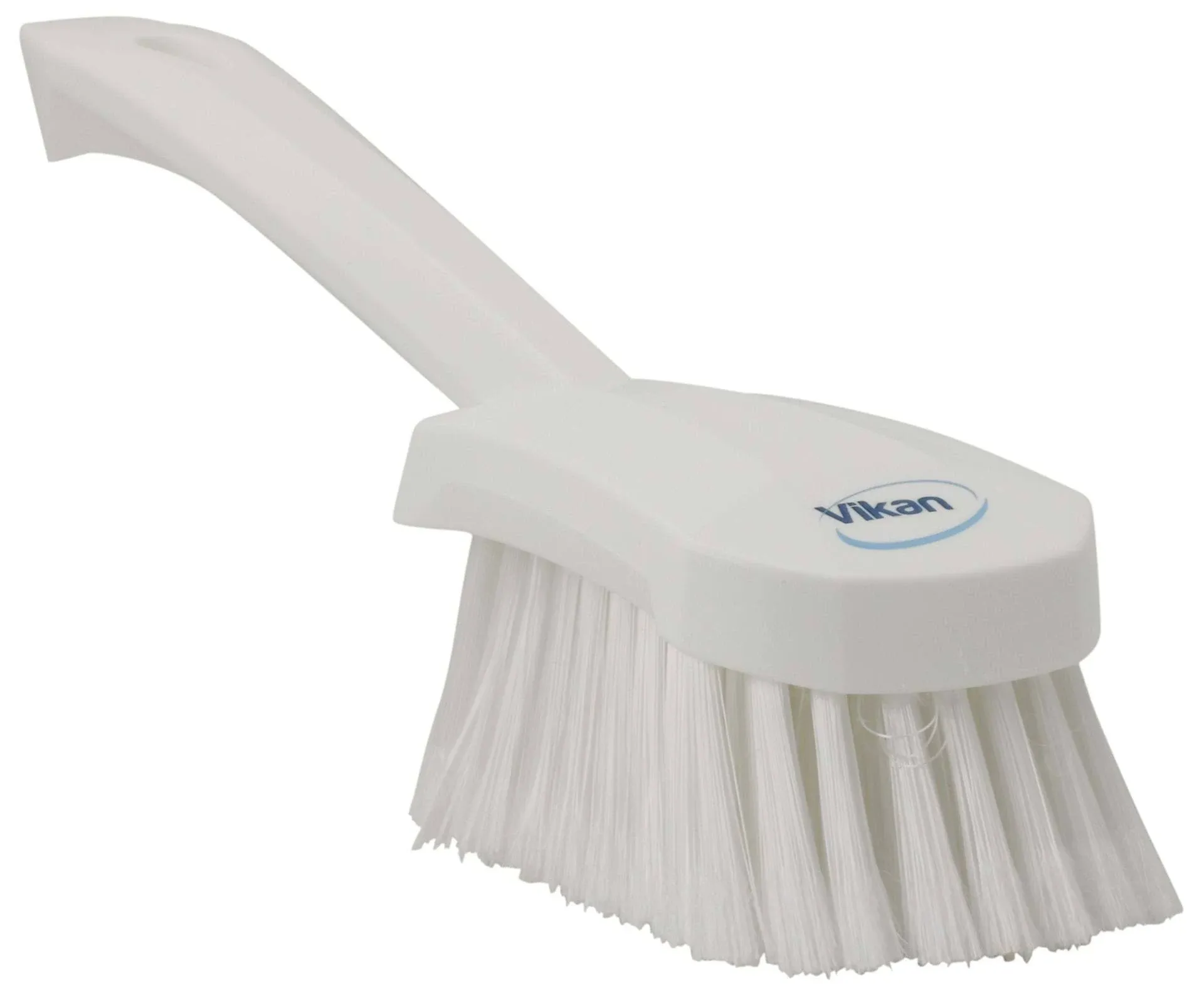 Vikan 41944 3 In W Scrub Brush, Soft, 5 57/64 In L Handle, 4 1/2 In L Brush,