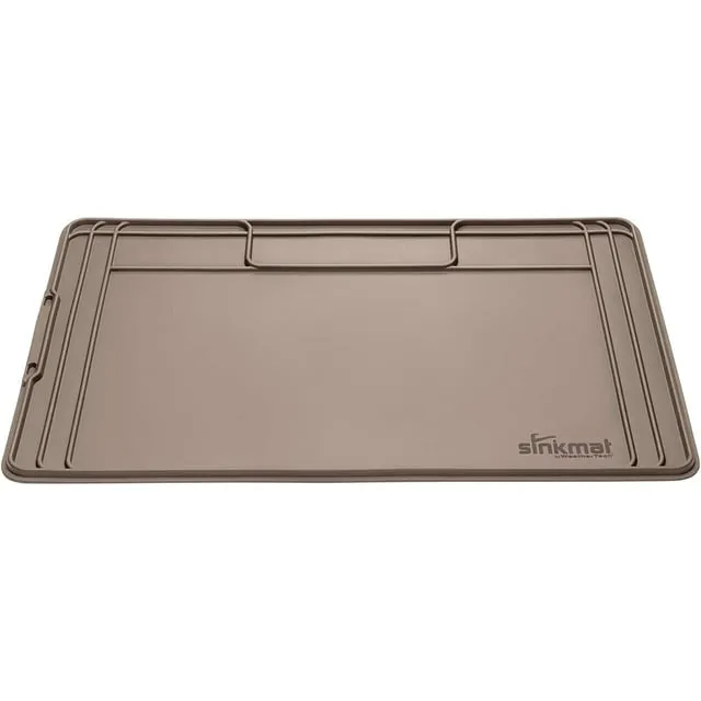 WeatherTech SinkMat – Waterproof Under Sink Liner Mat for Kitchen Bathroom – 34” x 22” Inches - Durable, Flexible Tray – Home undersink Organizer Must Haves, Tan