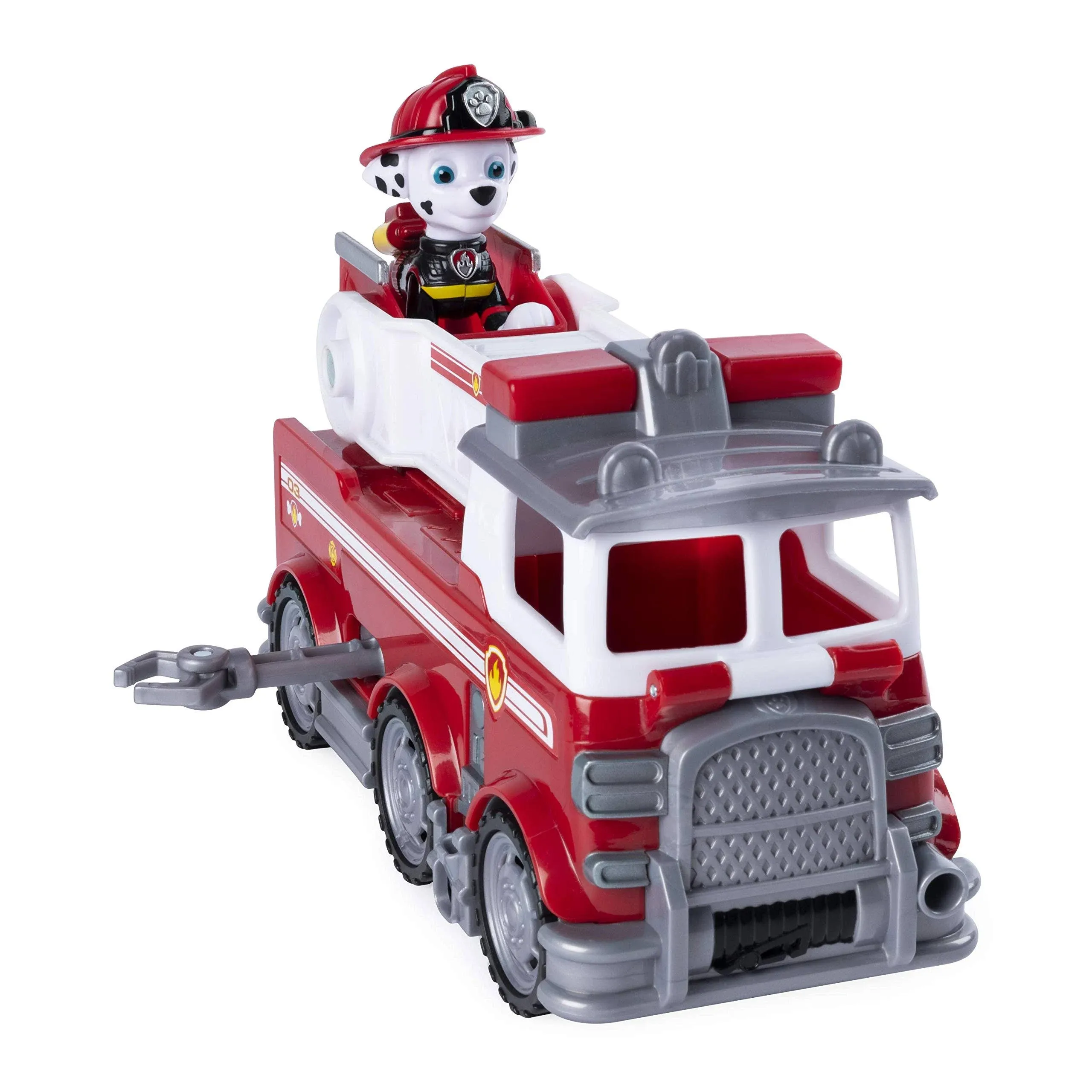 Paw Patrol Ultimate Rescue, Marshall’s Ultimate Rescue Fire Truck with Moving Ladder & Flip-Open Front Cab, for Ages 3 & Up