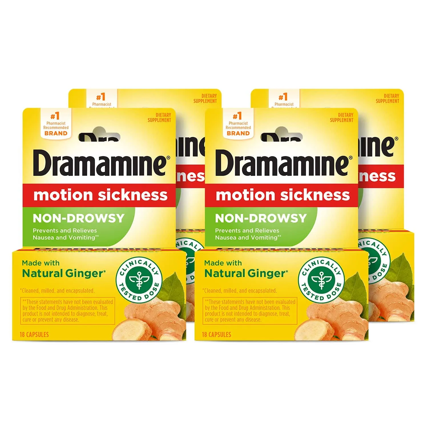 Dramamine Non-Drowsy Naturals Motion Sickness Relief