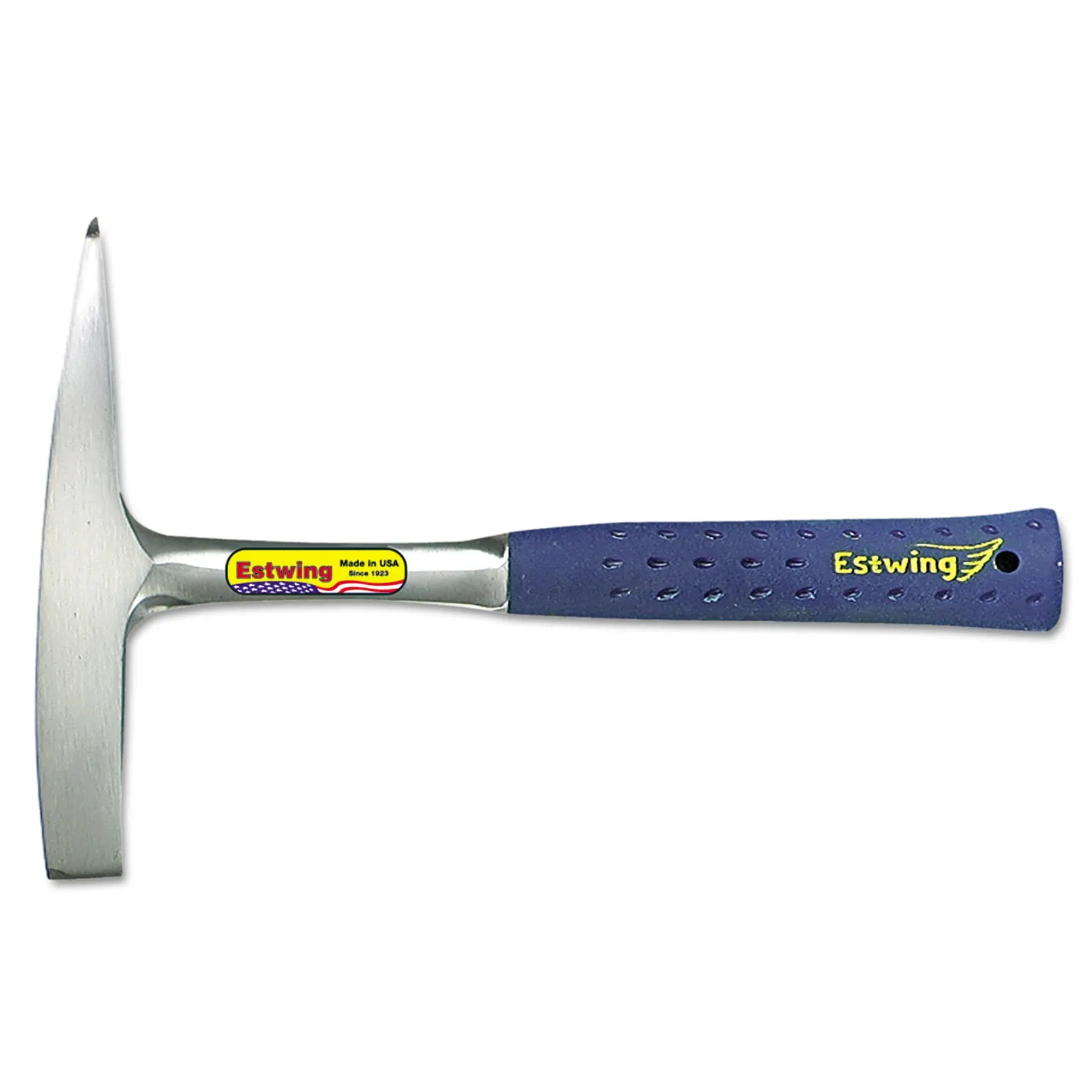 ESTWING Welding/Chipping Hammer - 14 oz Slag Removal Tool with Forged Steel Construction & Shock Reduction Grip - E3-WC