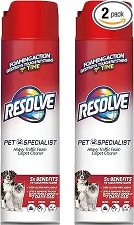 Resolve Pet Specialist Heavy Traffic Foam Carpet Cleaner