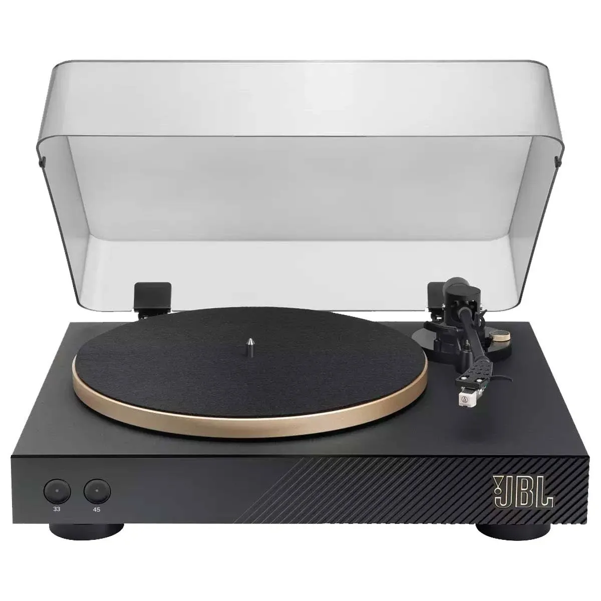 JBL Bluetooth Turntable Spinner BT in Black and Gold