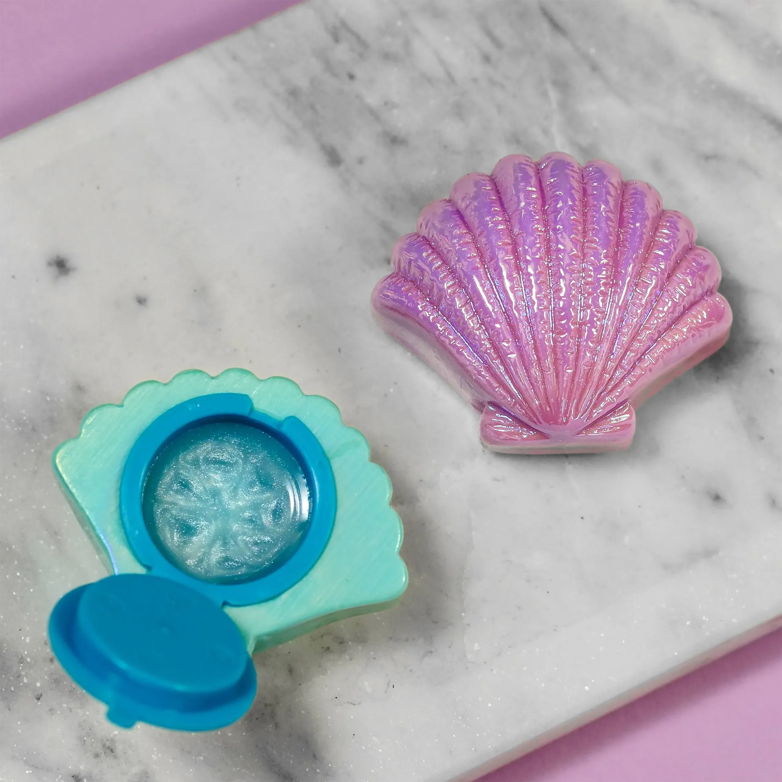 The Little Mermaid Shell Lip Balm Duo