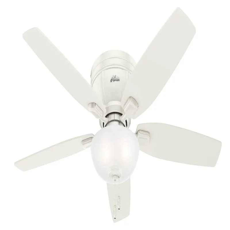 Hunter 52 inch Kenbridge Fresh White Ceiling Fan with Light