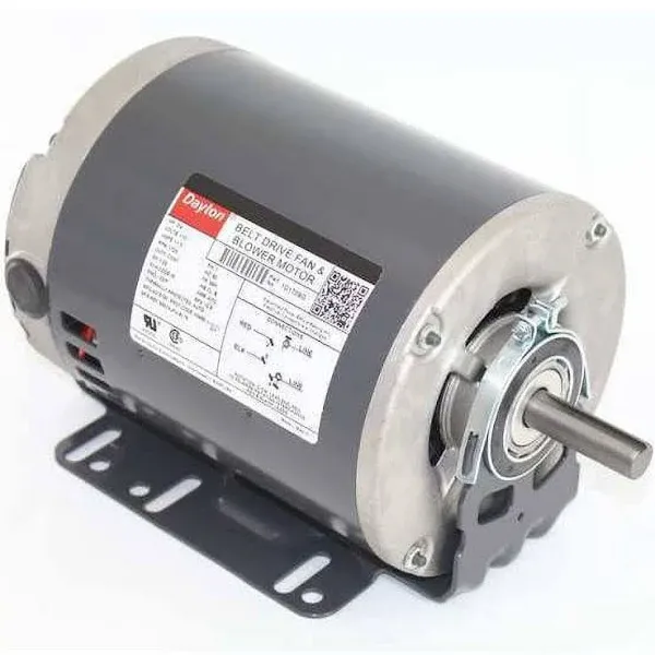 DAYTON 1D170 Motor,3/4 HP,1725 rpm,56H,115V , BELT DRIVE , Open Dripproof