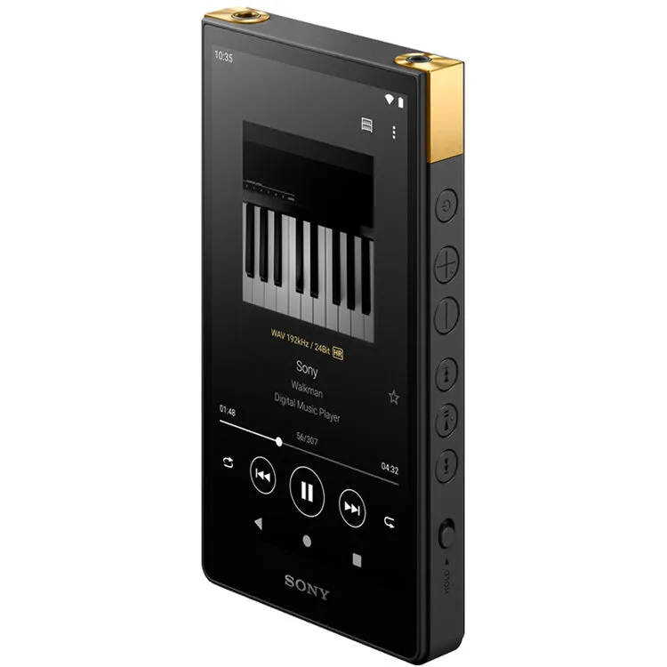 Sony NW-ZX707 Walkman 64GB Hi-Res Portable Digital Music Player with Android, Large 5.0" (diag) Touchscreen Display, up to 24 Hour Battery, Wi-Fi & Bluetooth and USB Type-C – Black NW-ZX707/B