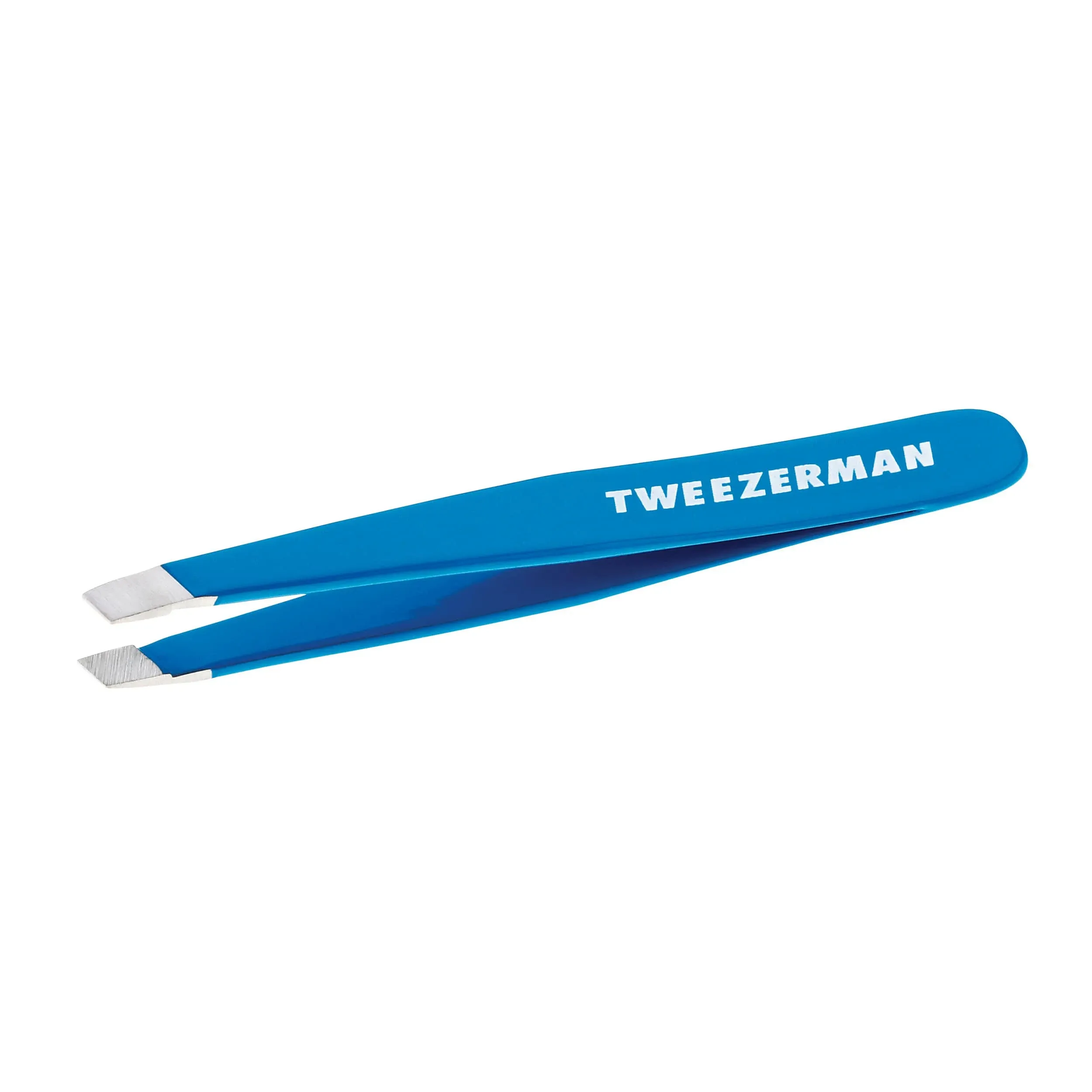 Tweezerman - Mini Slant Tweezer Bahama Blue Stainless Steel