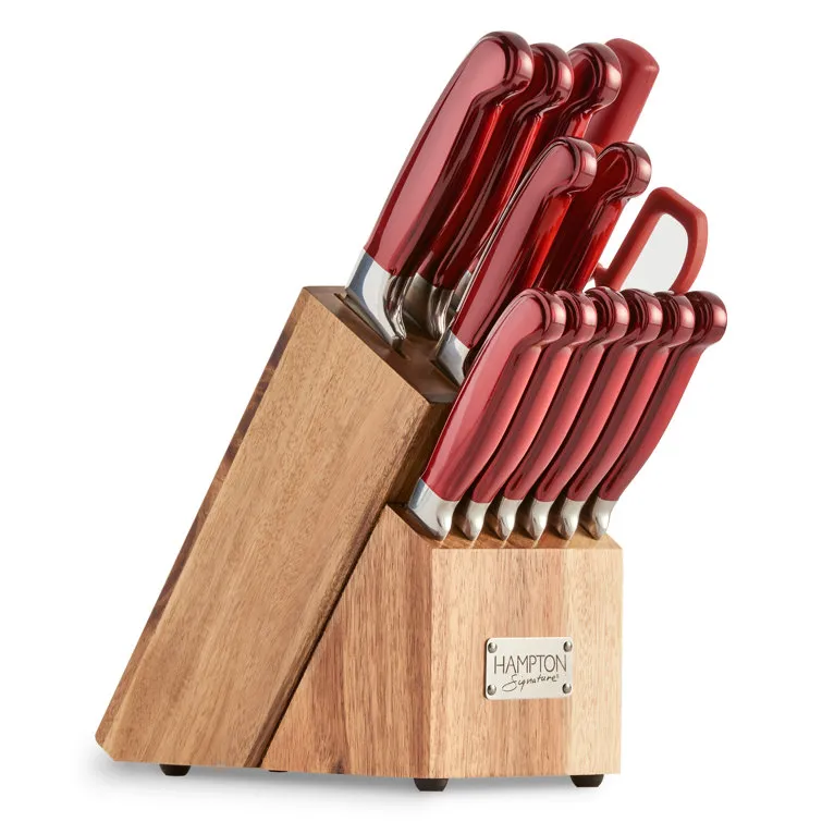 Rorik Red 14 Piece Cutlery Block SetRorik Red 14 Piece Cutlery Block Set