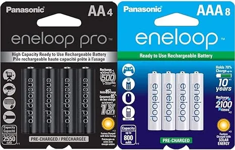 Panasonic eneloop Pro AAA Rechargeable Batteries