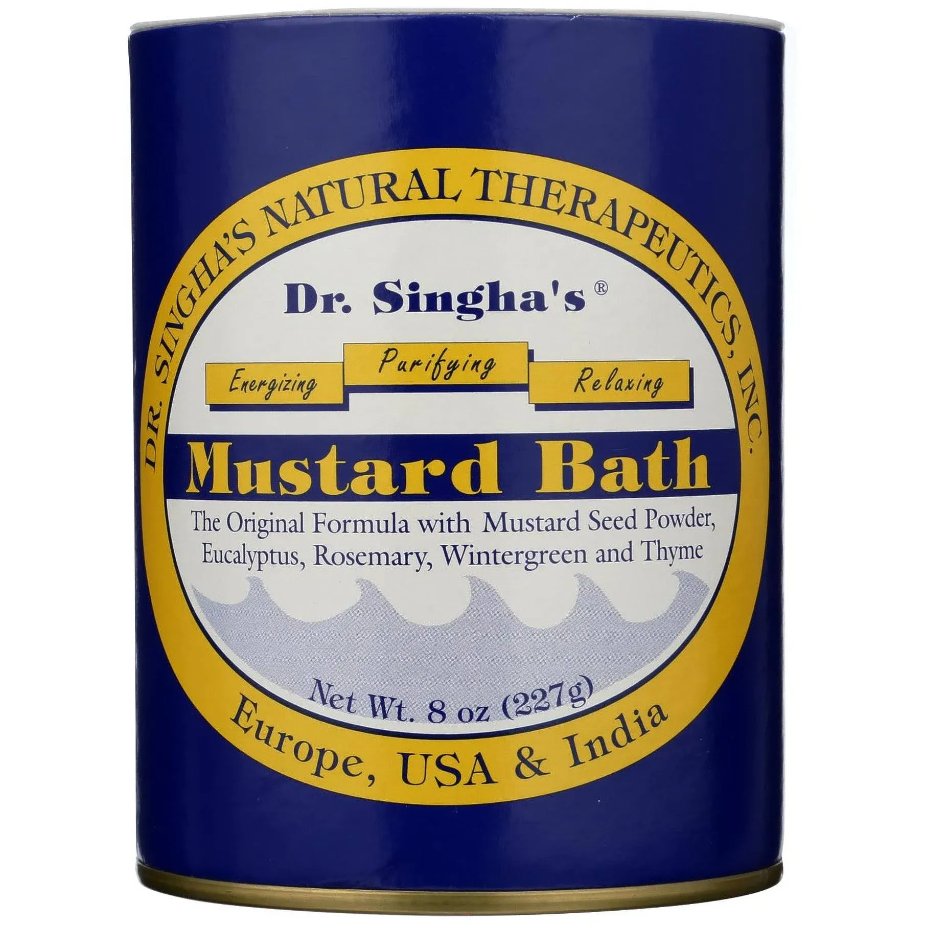 Dr Singha's Mustard Bath - 8 oz canister