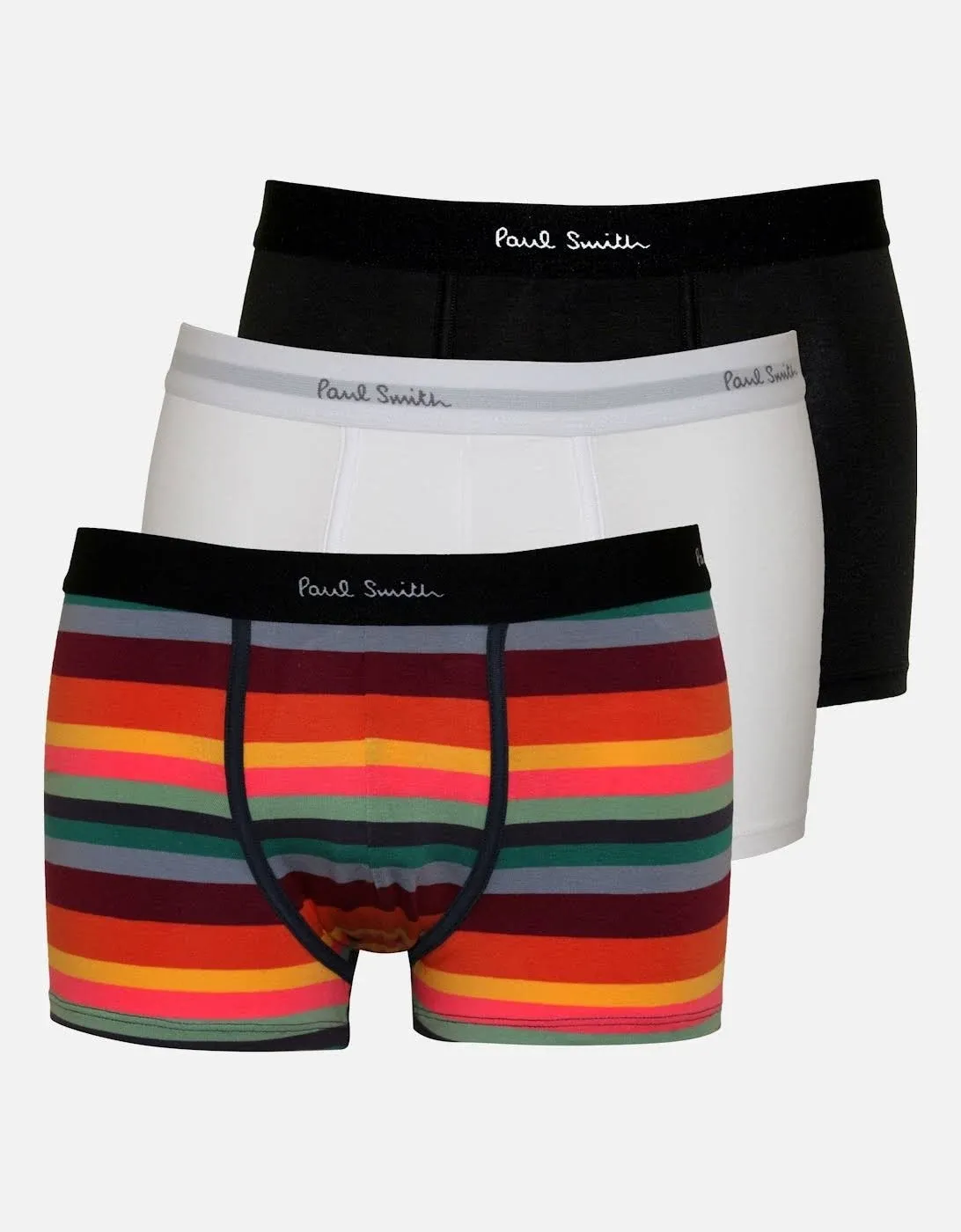 Paul Smith White 3 Pack Trunks - S