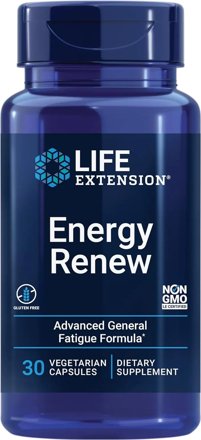 Energy Renew 200 mg 30 Veg Caps By Life Extension