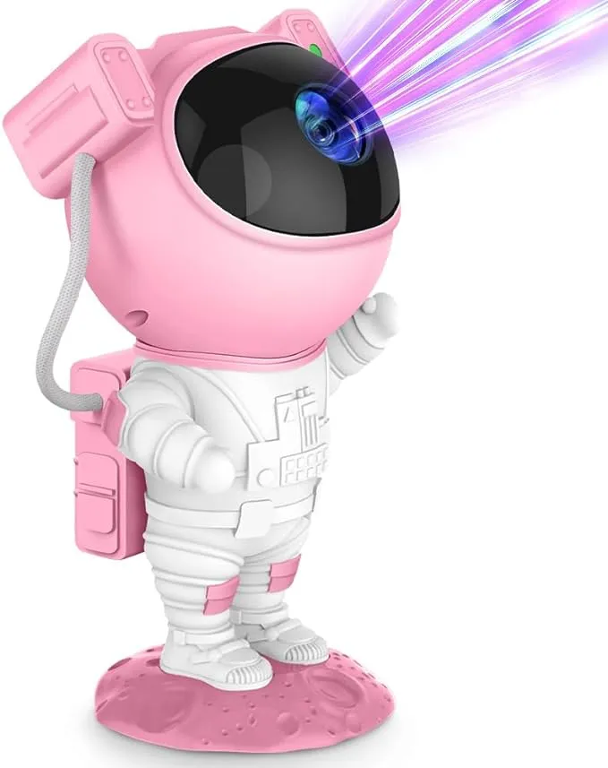 Astronaut Galaxy Projector Night Light with Timer and Remote Star Starry Nebu...