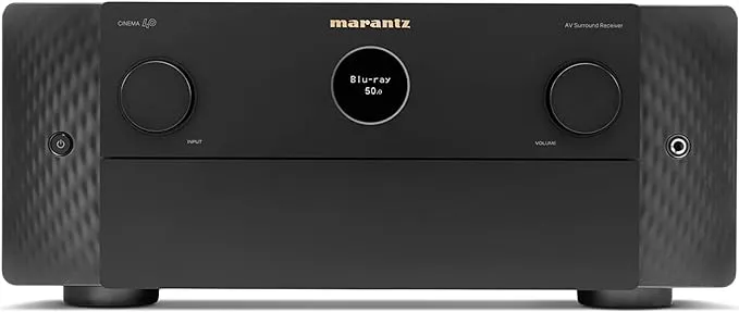 Marantz Cinema 40 9.4-Ch Receiver (125W X 9) - 4K/120 and 8K Home Theater Receiver (2022 Model), Built-in Bluetooth, Wi-Fi & HEOS Multi-Room, Supports Dolby Atmos, DTS:X Pro, IMAX Enhanced & Auro 3D