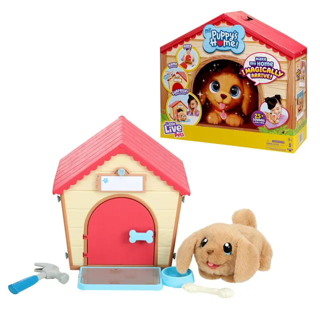 NIB My Puppy&#039;s Home Little Live Pets 25 Sounds Damage Box Only Electronic Toy