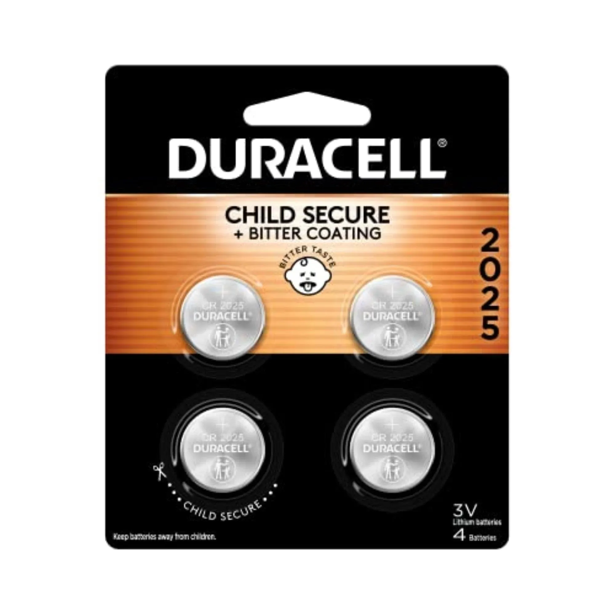 Duracell Lithium Coin Battery 2025 4/Pack