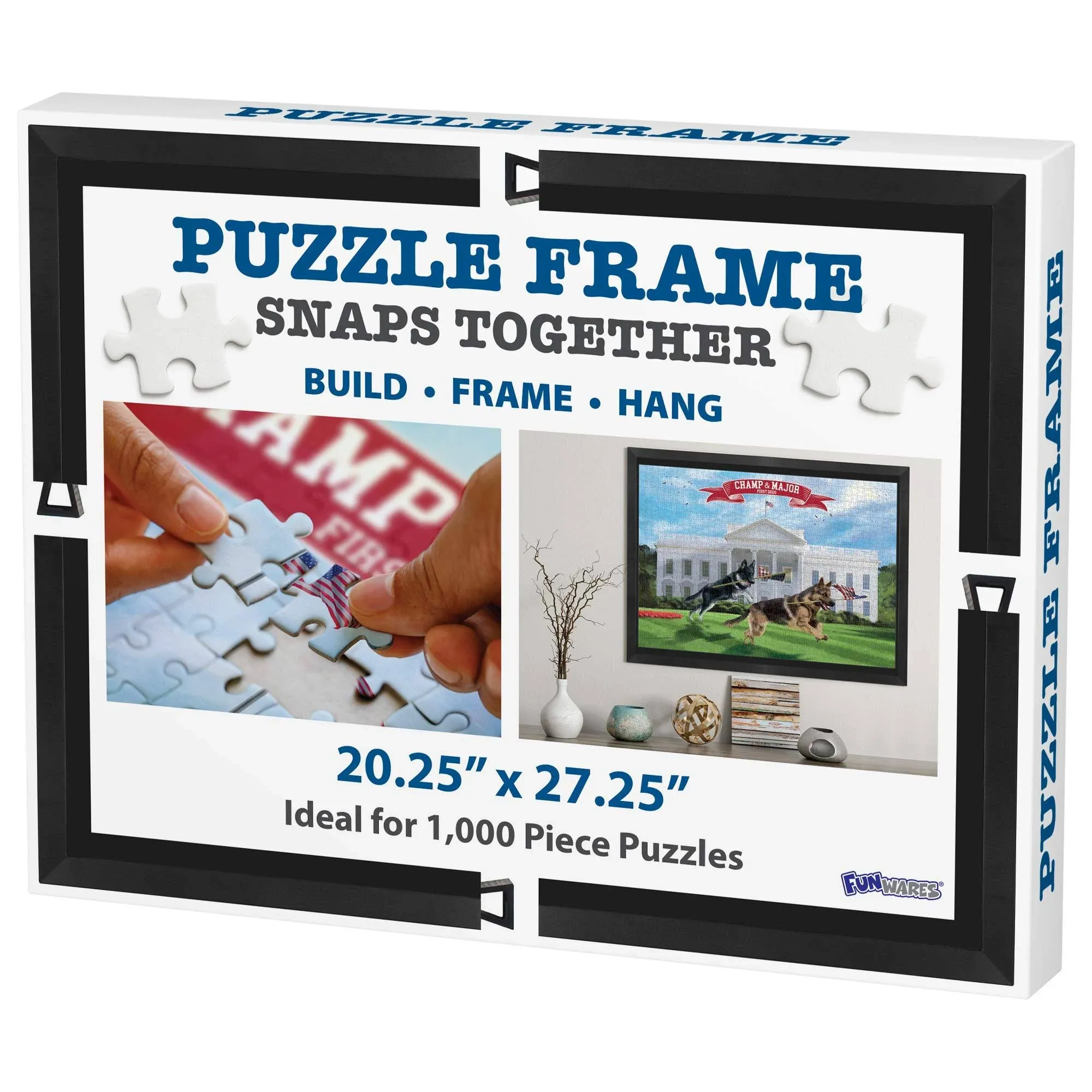 Matte Black Puzzle Frame