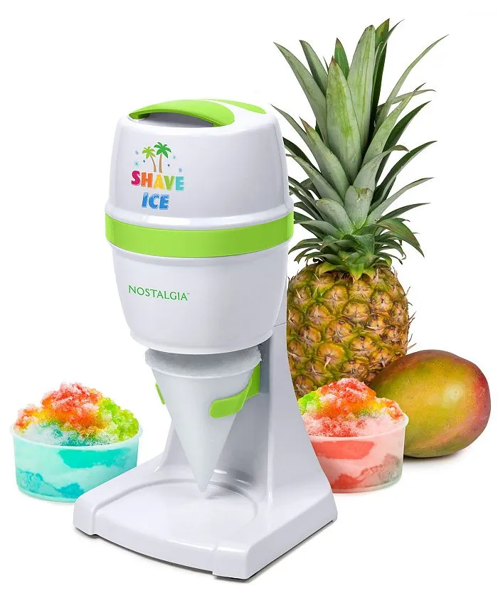 Nostalgia Electric Shave Ice & Snow Cone Maker White