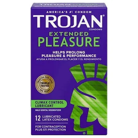 Trojan Extended Pleasure Condoms