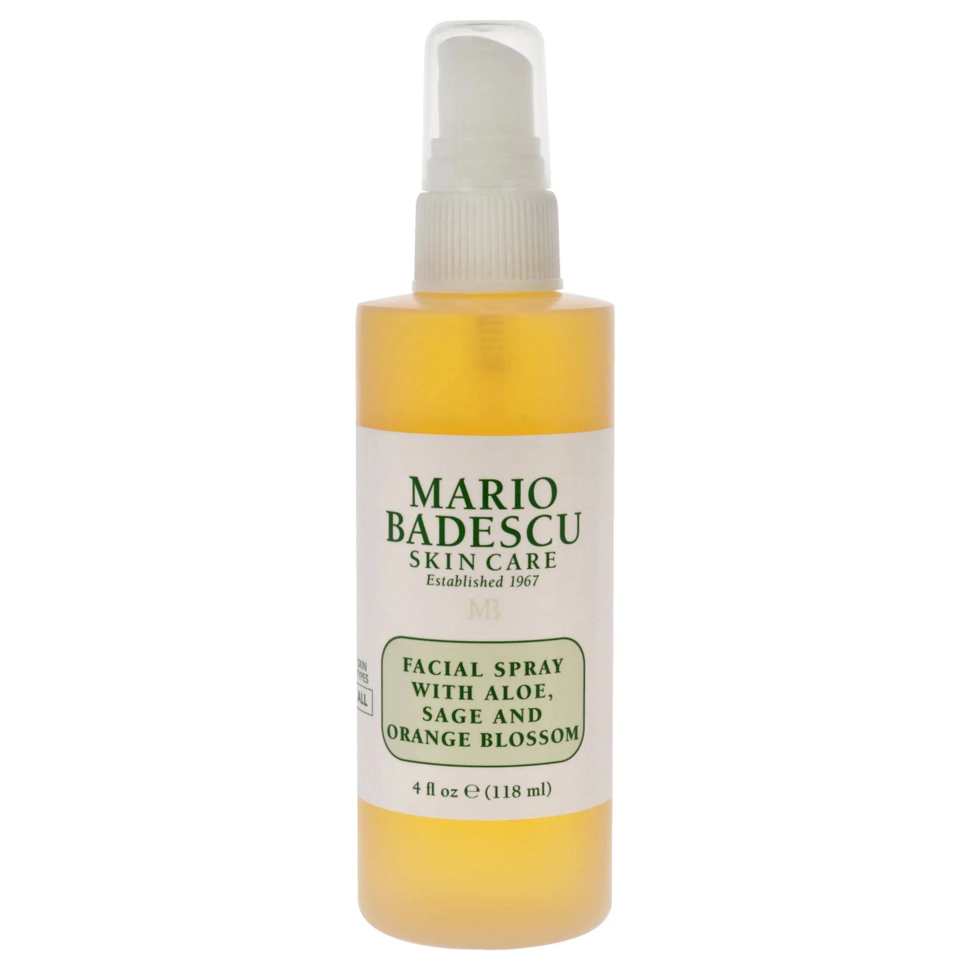 Mario Badescu Facial Spray with Aloe, Sage and Orange Blossom for All Skin Types | Face Mist that Hydrates & Uplifts