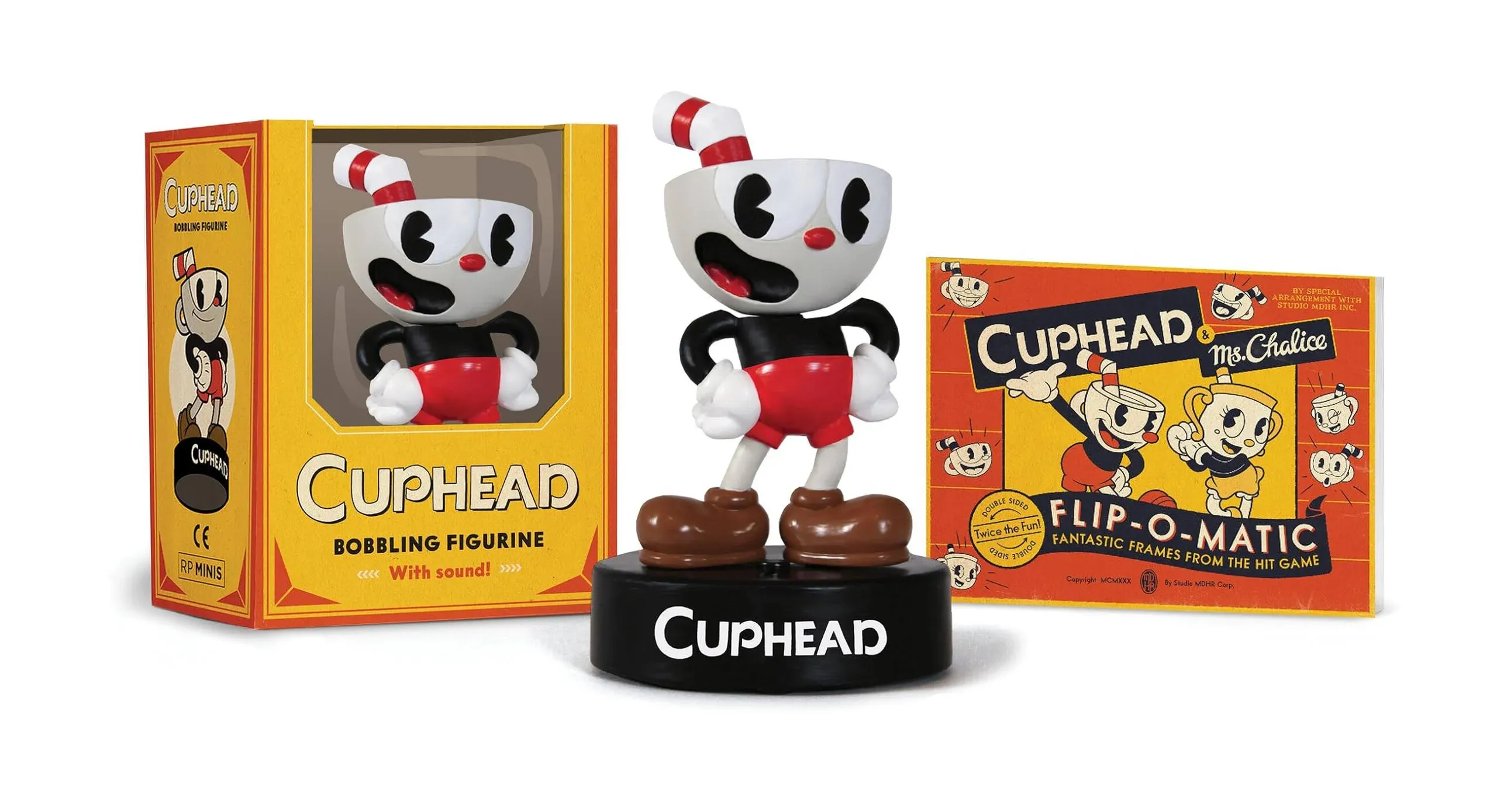 Cuphead Bobbling Figurine: With Sound! [Book]