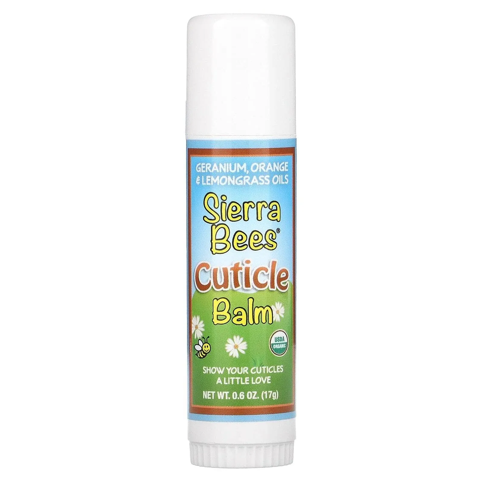 Sierra Bees Cuticle Care Balm Geranium Orange & Lemongrass 0.6 oz (17 g)