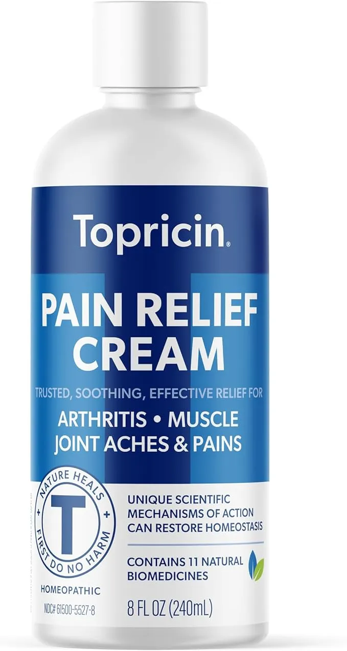 Topricin
           Pain Relief Cream -- 8 oz
        
        
        
        
        
          
          SKU #: 609863080084
          
            Shipping Weight:
              0.56 lb