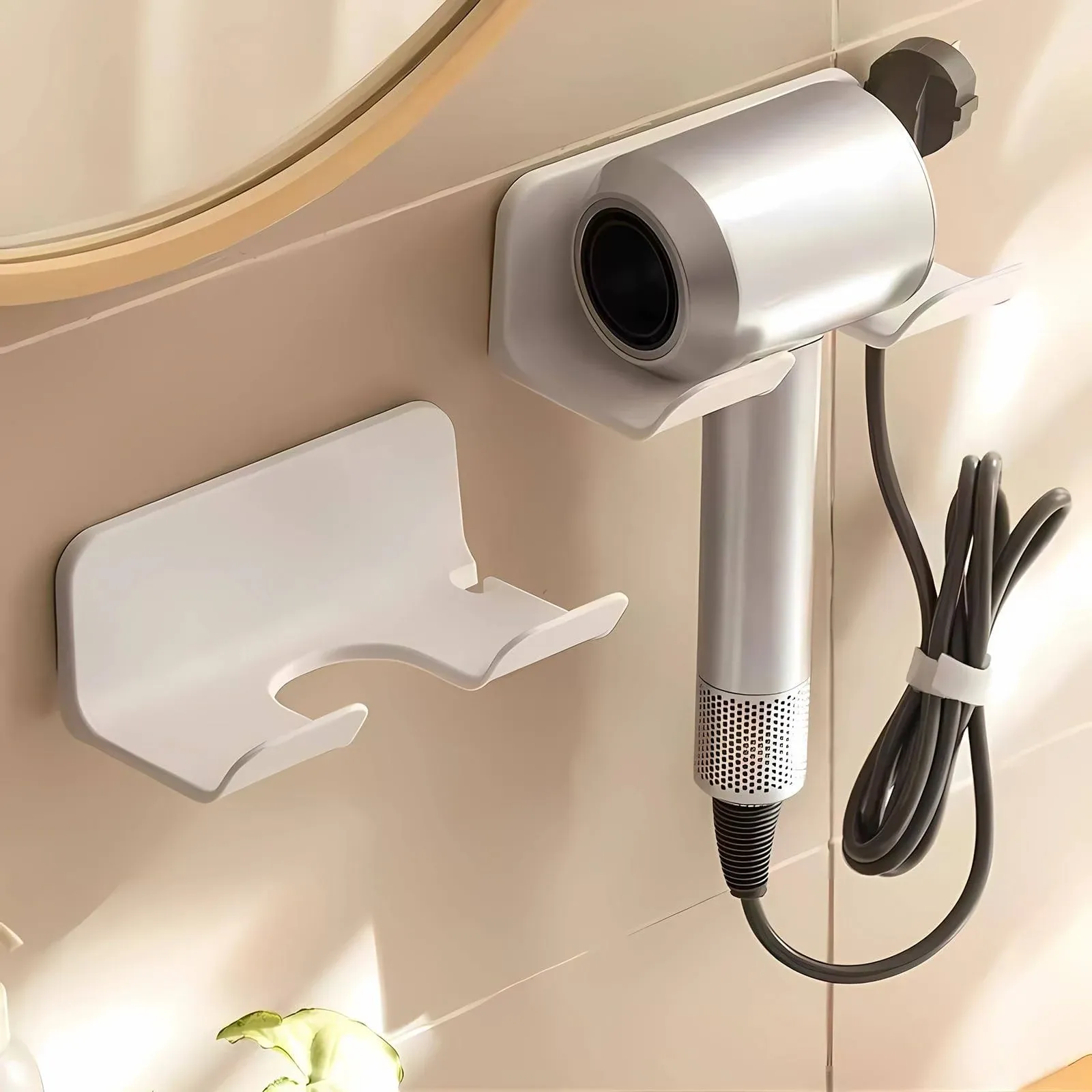 SUPTEC Universal Hair Dryer Holder, Blow Dryer Hanger Wall Mount for Hair Dryer ...