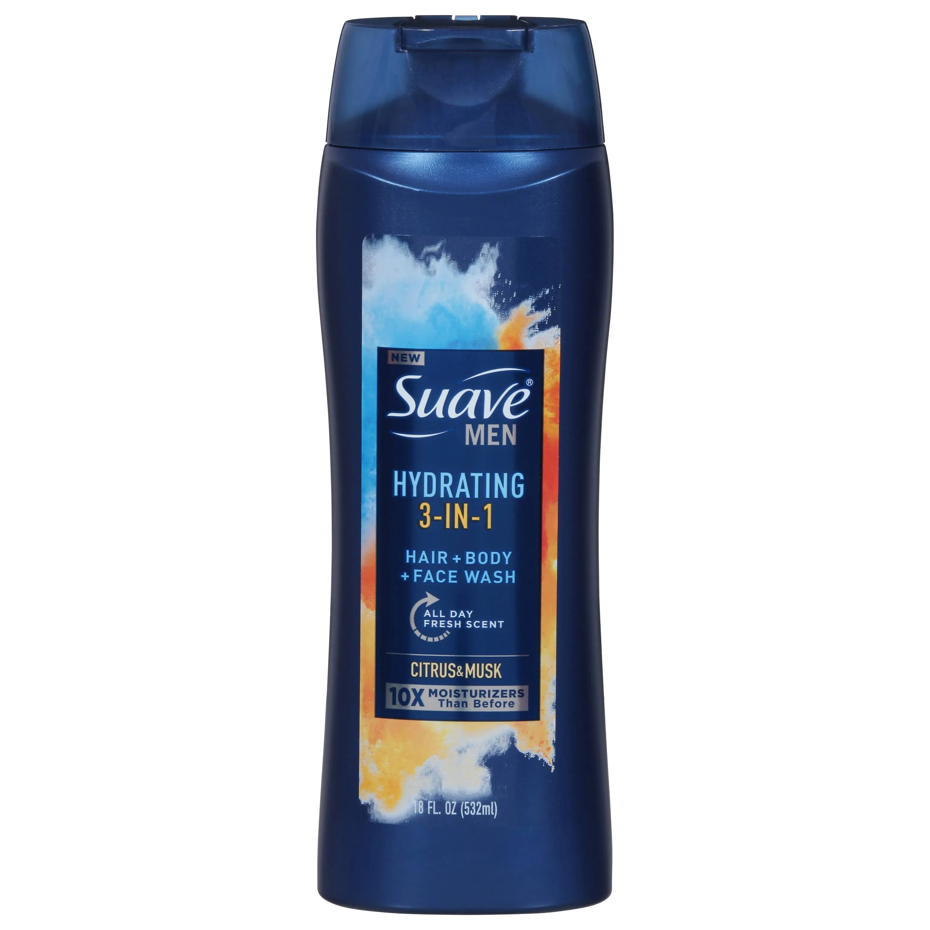 Suave Men 3 in 1 Hair Body Face Wash