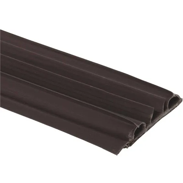 2 pack 36&#034; MD Building Products Door Bottom Weatherstrip Brown Vinyl  82586 