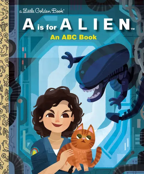 New A IS FOR ALIEN: An ABC Book (20th Century Studios) A Little Golden Book HC