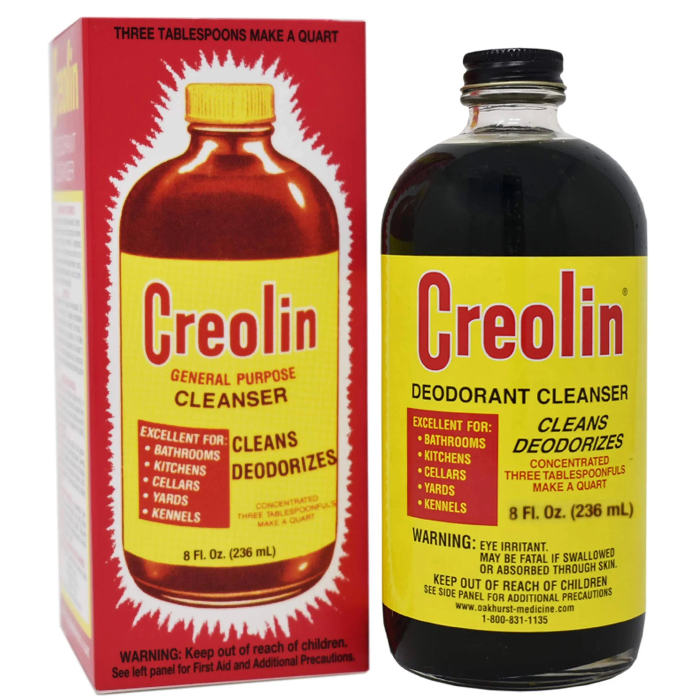 Creolin Deodorizing Multi-Purpose Cleanser, 8 Ounces 