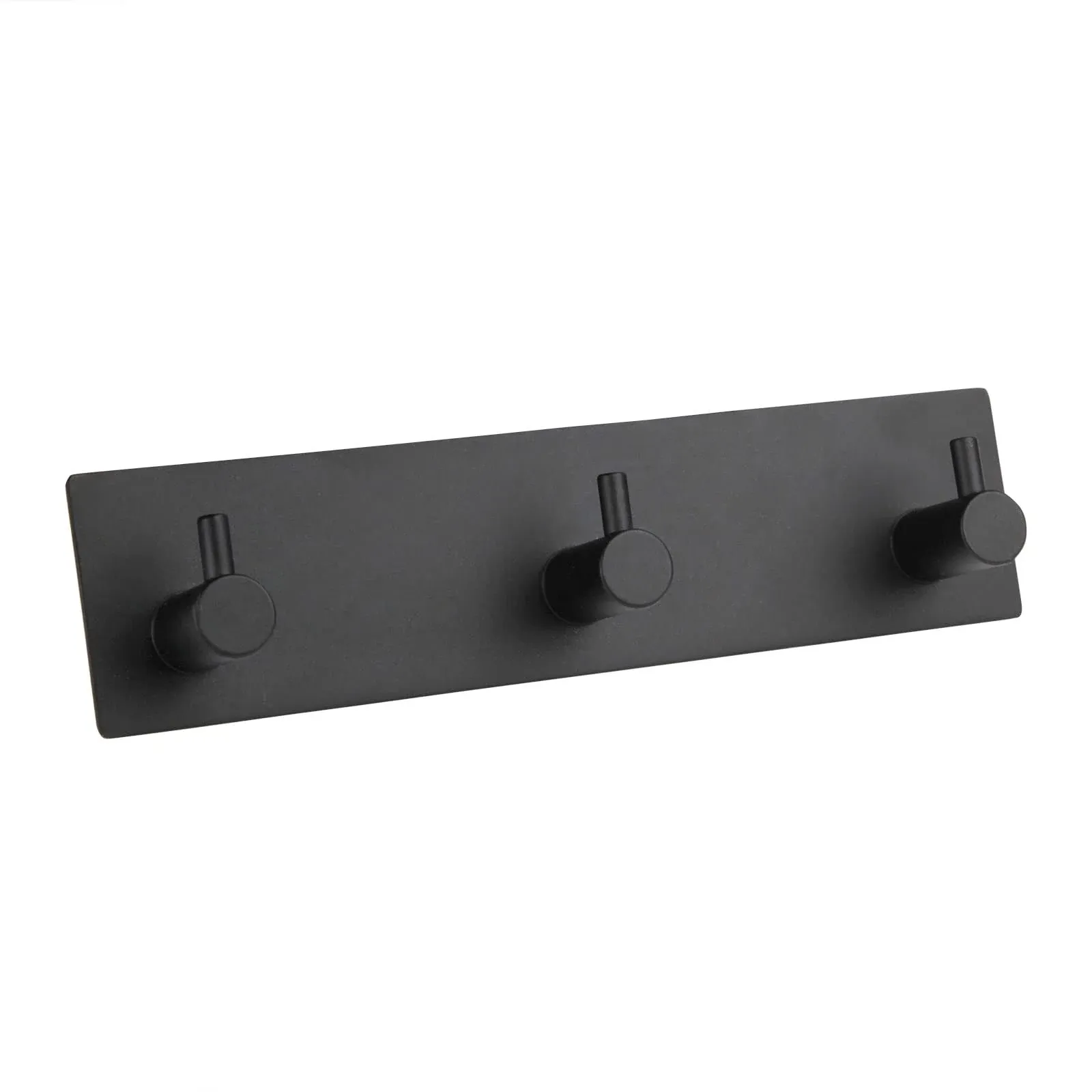 Self Adhesive Towel Hooks for Bathrooms Black Stick on Wall Hooks Bath Adhesi...