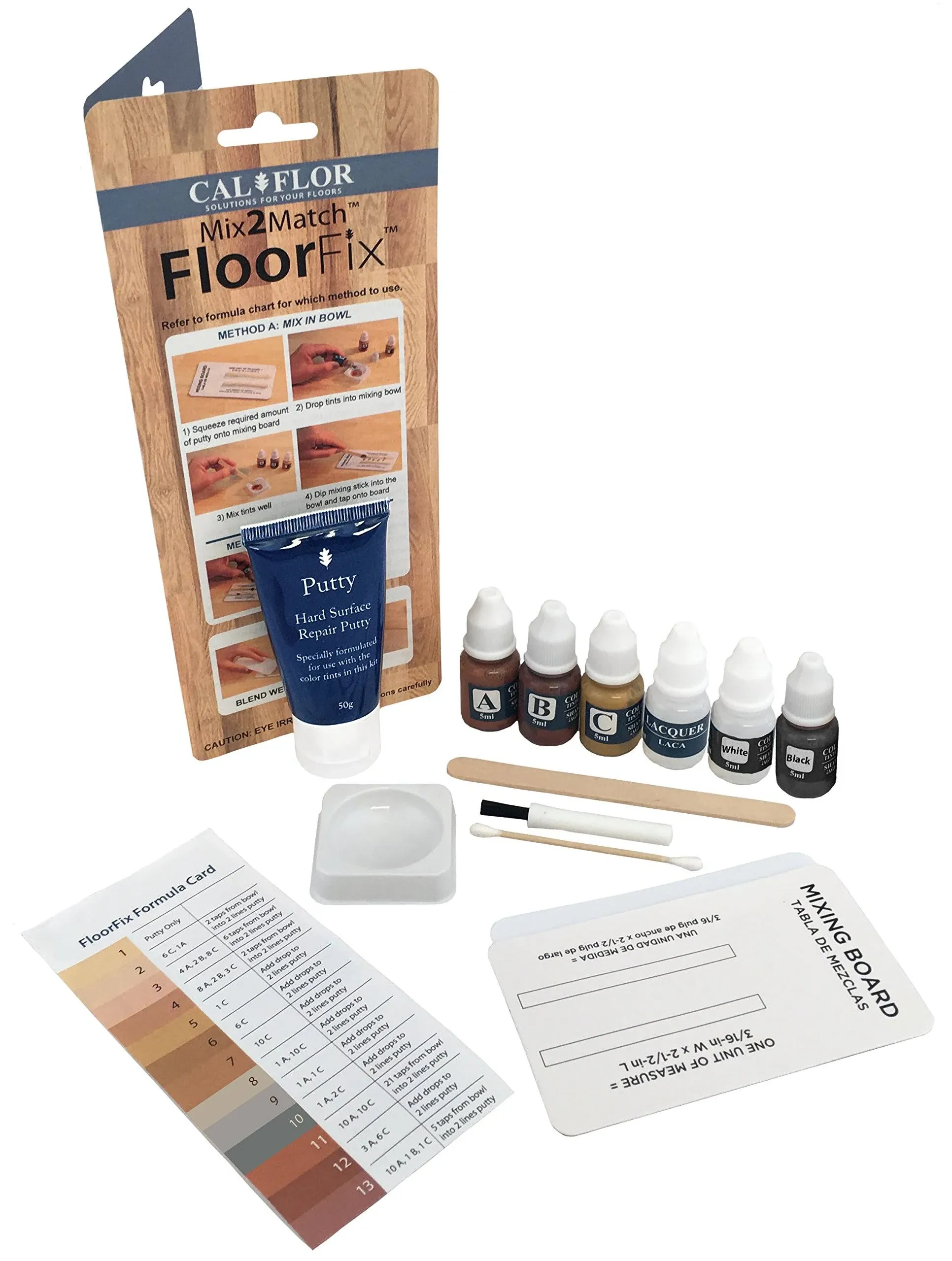 Calflor Mix2Match FloorFix Wood and Laminate Floor Repair Kit