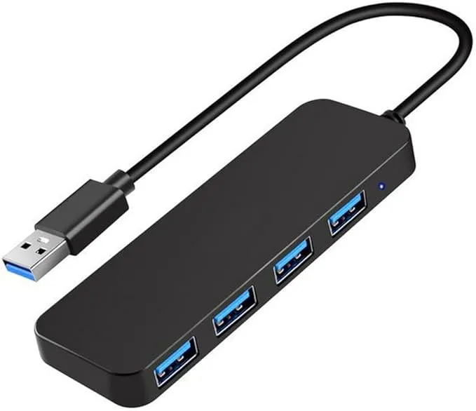 USB 3.0 Hub,  4-Port USB Hub USB Splitter USB Expander for Laptop, Xbox, Flash D