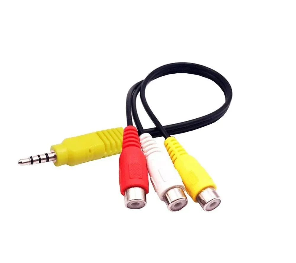 Replacement for Sony TV Video AV Component Adapter Cable, 3 RCA to 3.5Mm AV Inpu