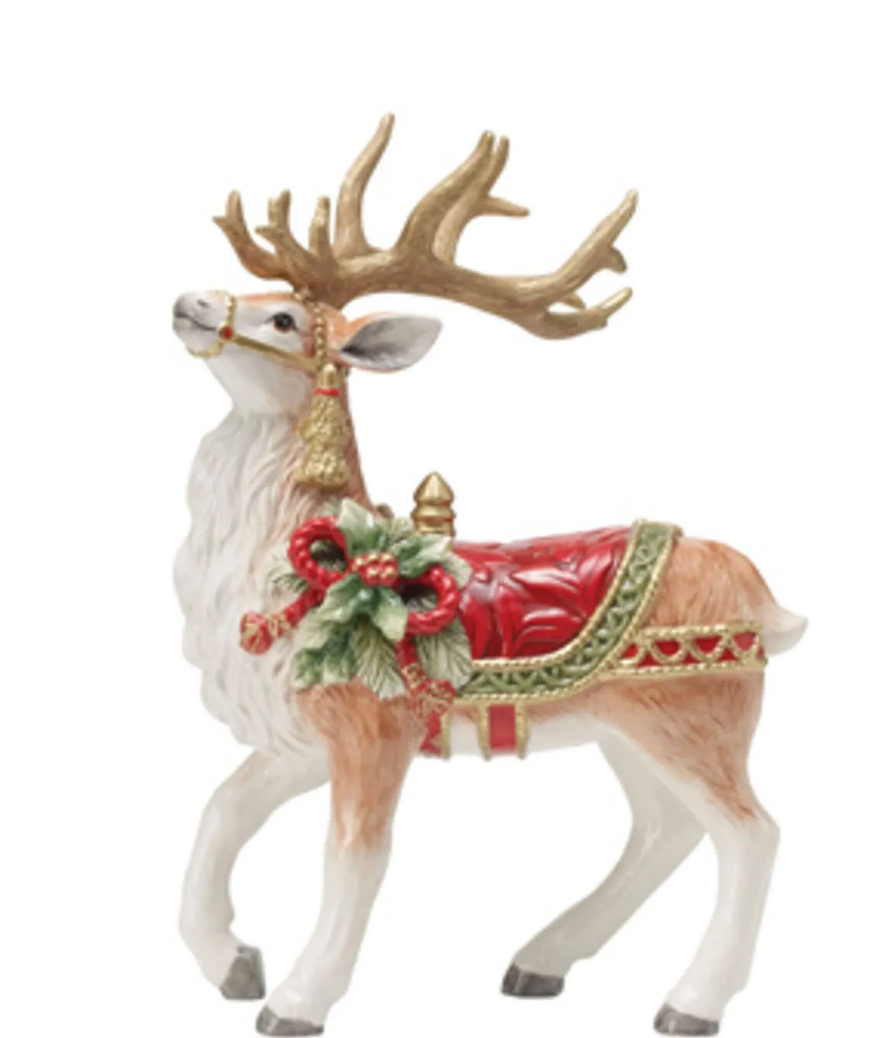 Fitz and Floyd Holiday Home Deer Figurine