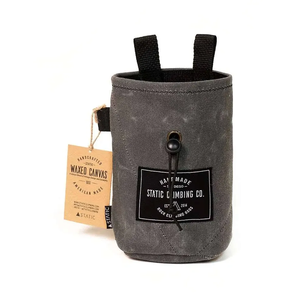 Static Waxed Canvas Chalk Bag