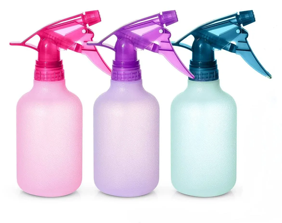 Alpree Refillable Stream and Spray Colored Squirt Bottles