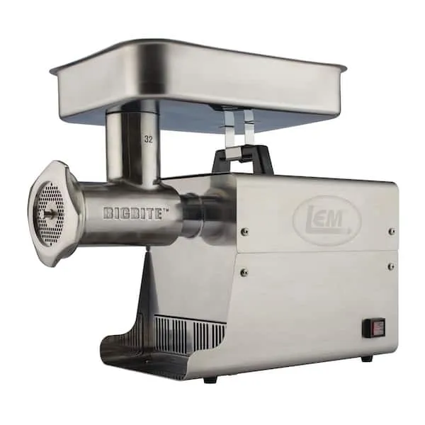 LEM #32 Big Bite Grinder, Stainless Steel