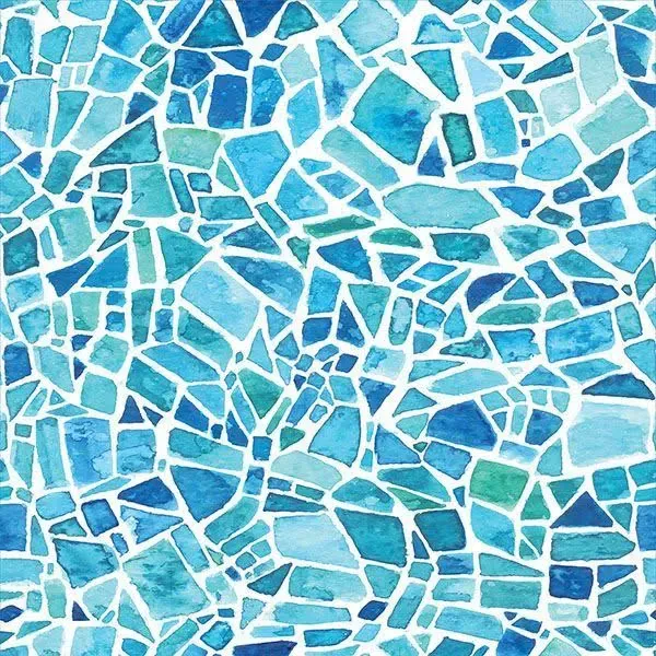 Crearreda Blue Mosaic Premium Window Film