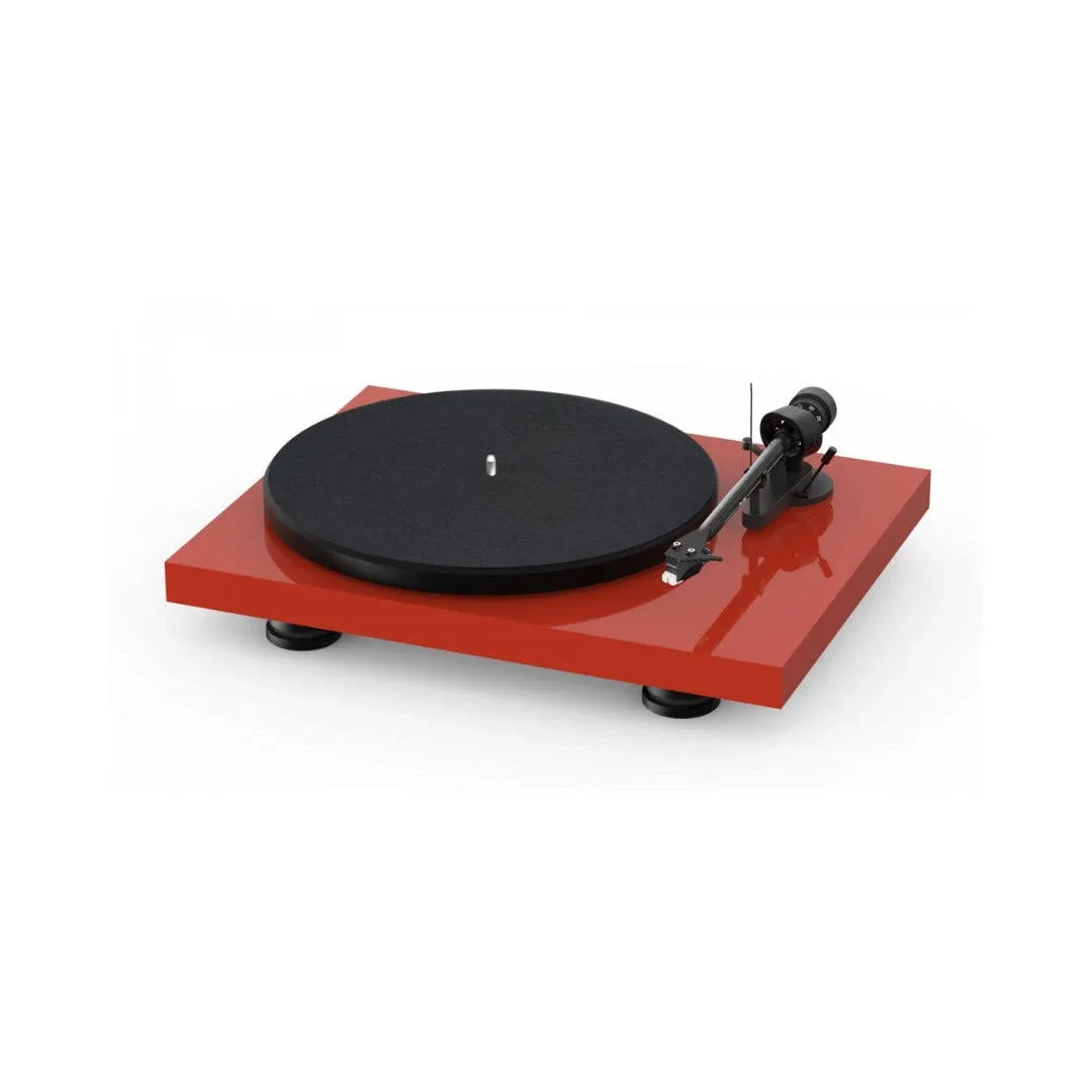 Pro-Ject Debut Carbon EVO, Audiophile Turntable with Carbon Fiber tonearm, Electronic Speed Selection and pre-Mounted Sumiko Rainier Phono Cartridge (High Gloss White)