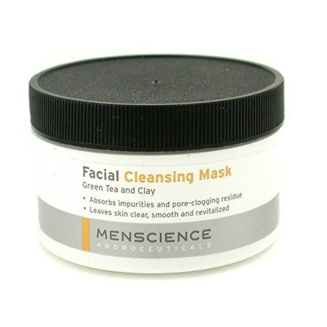 Menscience Facial Cleaning Mask - Green Tea And Clay 90G/3Oz