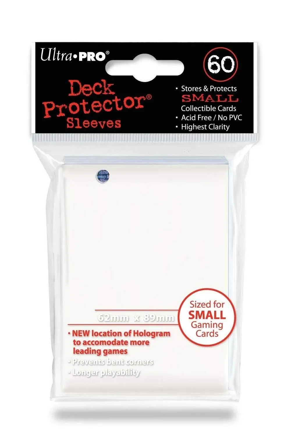 Ultra Pro Deck Protectors Solid - Small Size - White