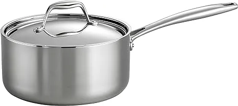 Tramontina Covered Sauce Pan Tri-Ply Clad (3 Qt), 80116/035DS