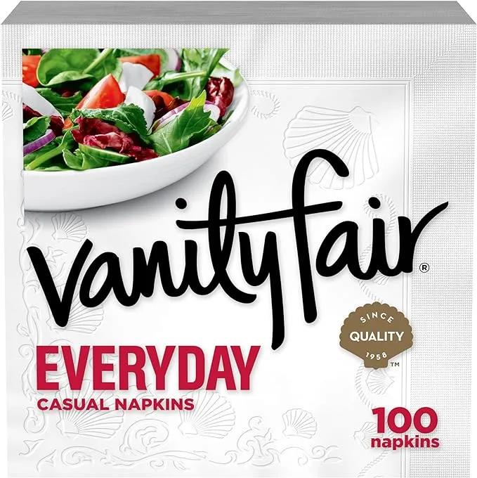 Vanity Fair Napkins, Casual, Everyday - 100 napkins