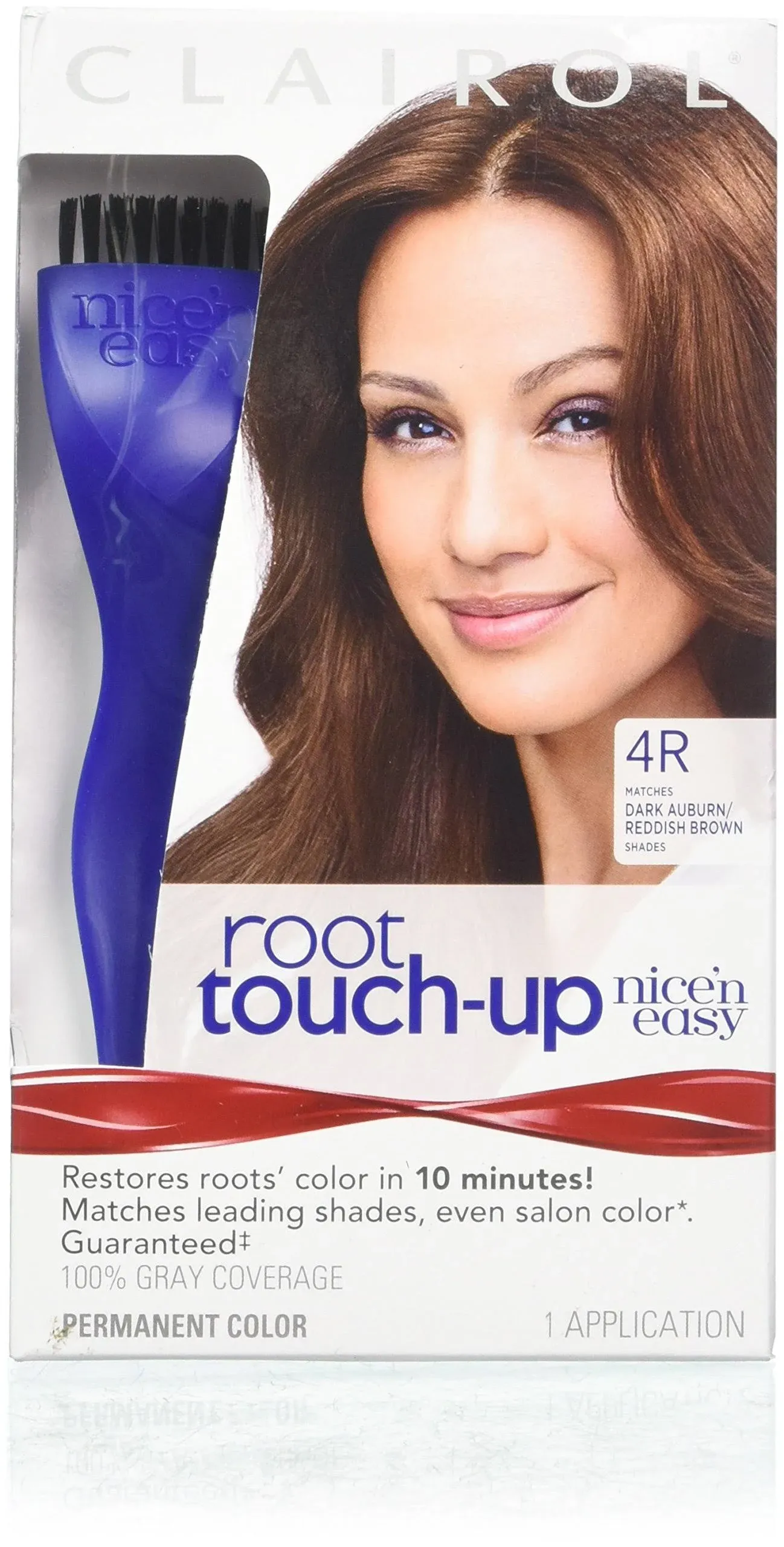 Clairol Permanent Root Touch-Up, 4R Dark Auburn/Reddish Brown - 1 ea