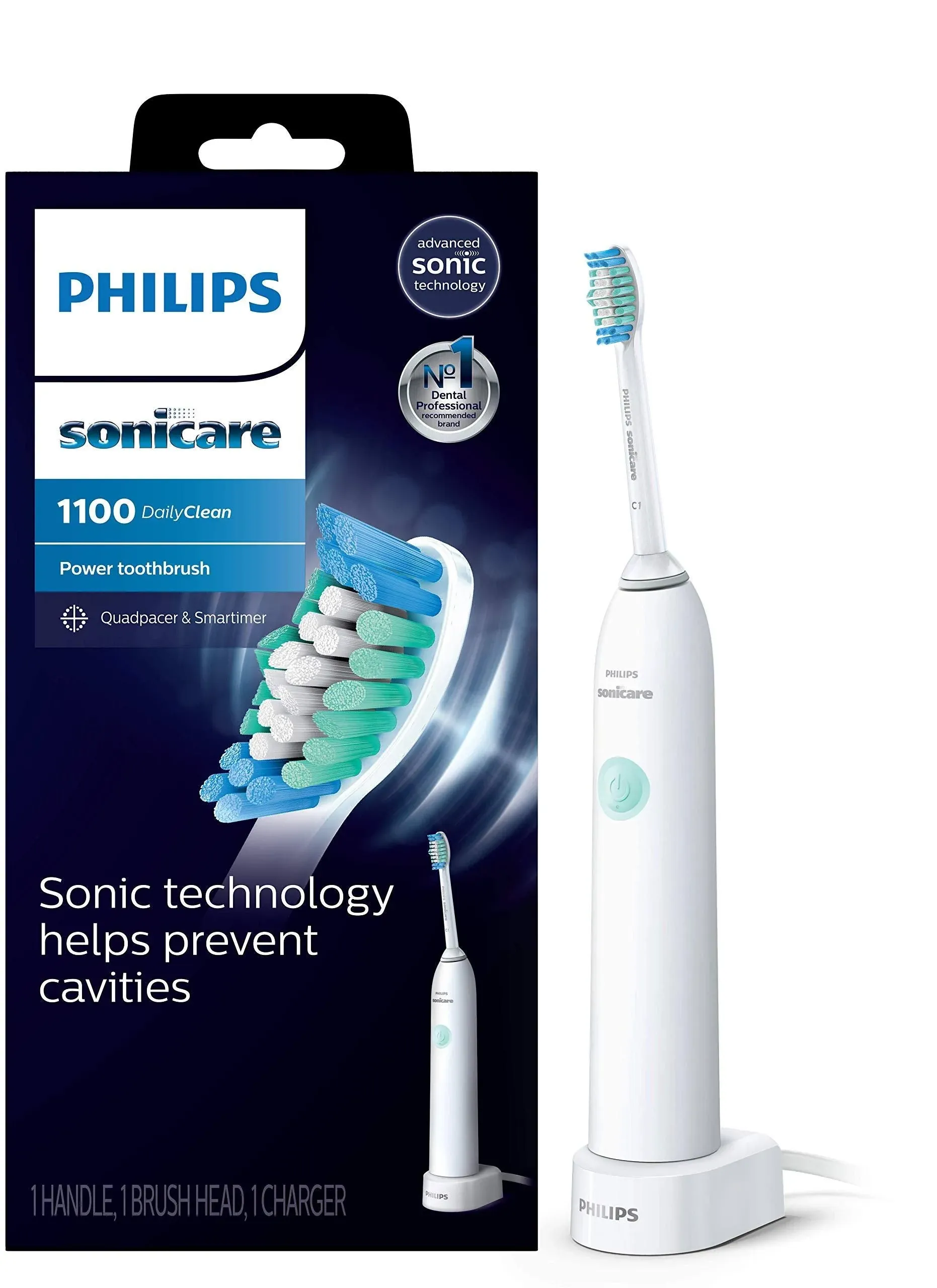 Sonicare DailyClean HX3411/04 Advanced Rechargeable Electric Toothbrush